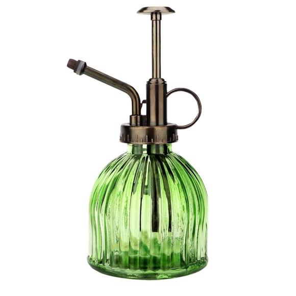 Other - NEW! Vintage Apothecary Style Green Glass Plant Sprayer